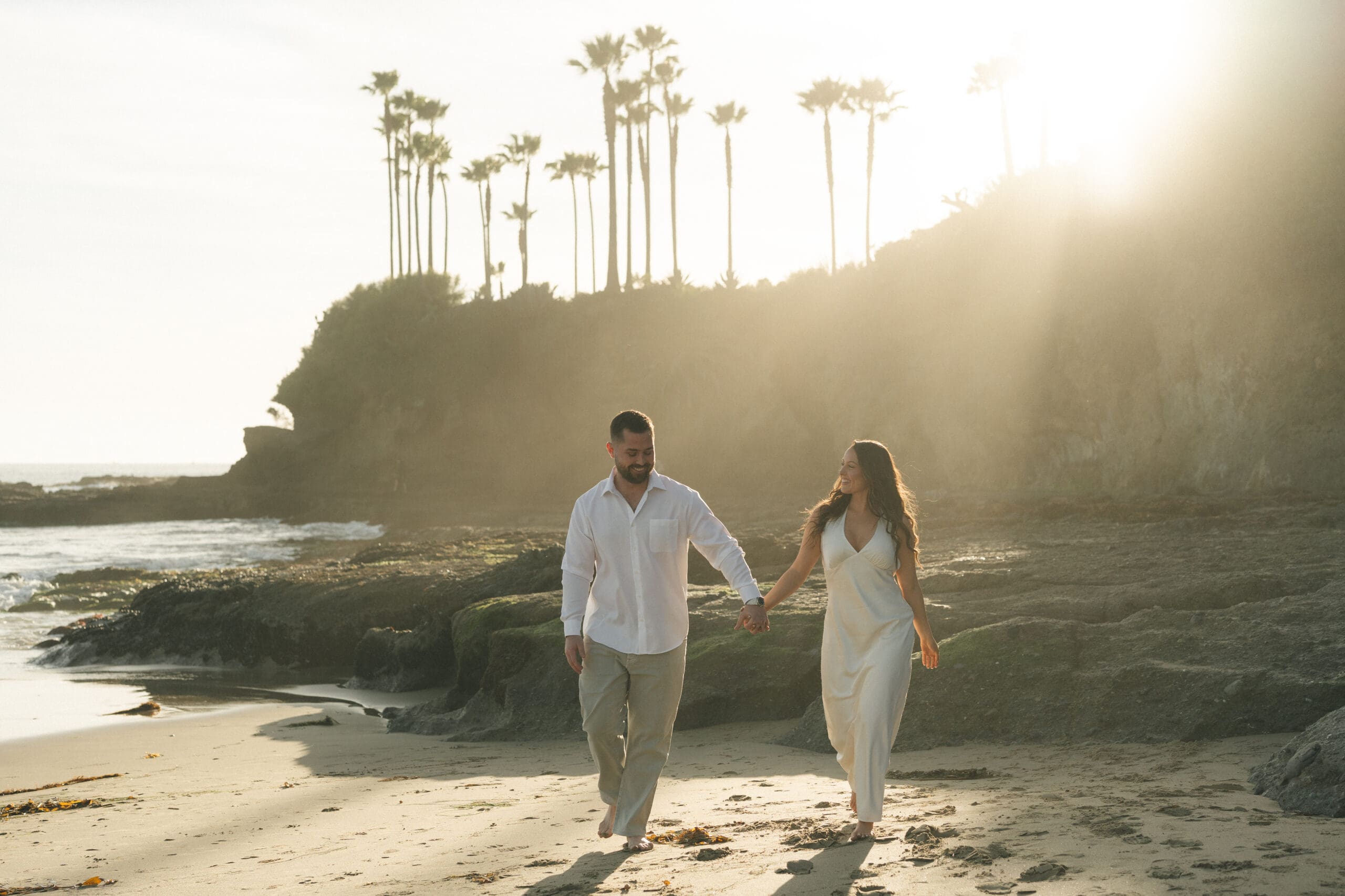 Engagement photoshoot in Laguna Beach