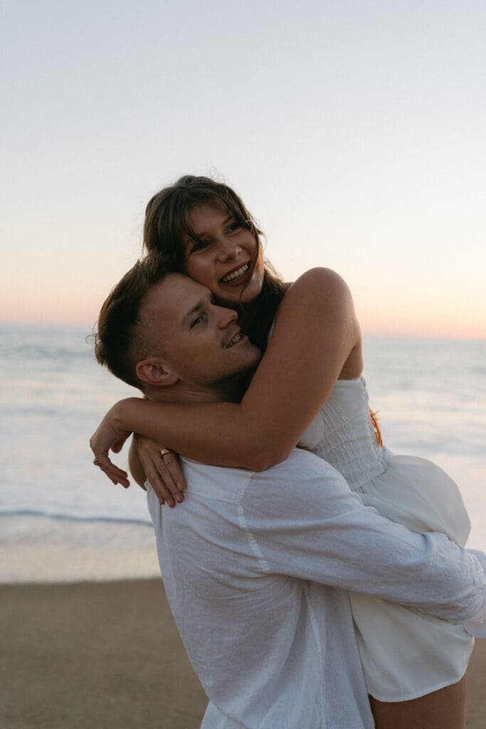 candid couples photo ideas: couple cheek-to-cheek moment.